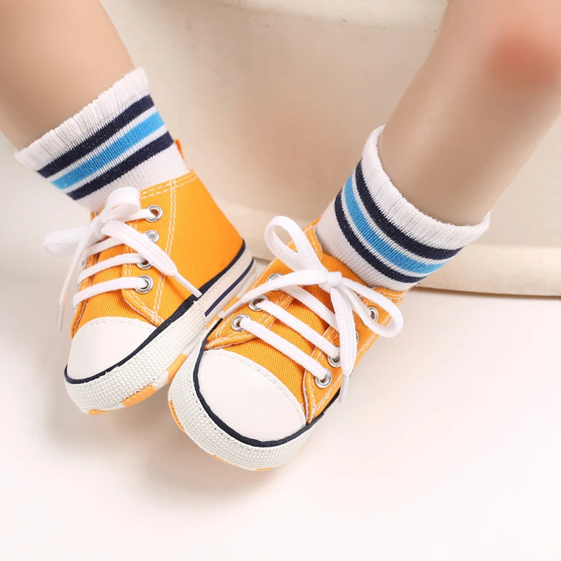 StarStep™ Baby First Walker Shoes – Anti-Slip Sneakers (0–18 Months)