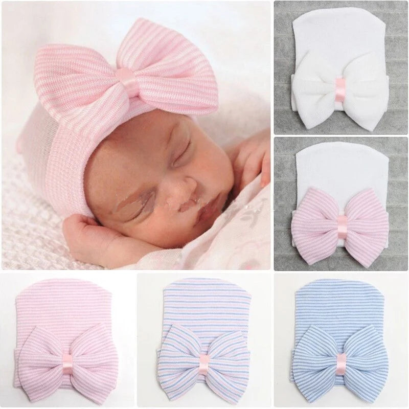 TinyBow™ Baby Beanie Hat