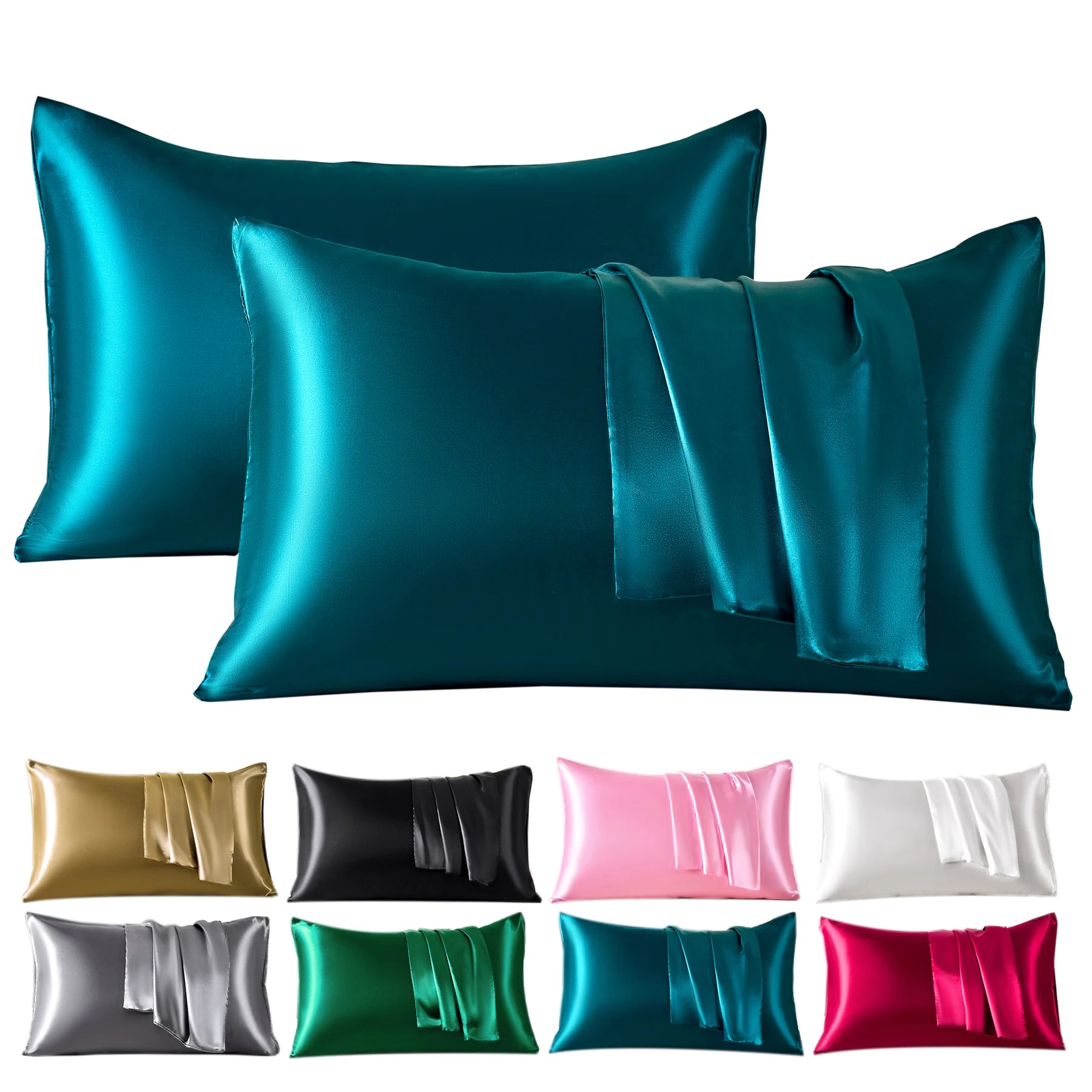 LuxeDream™ Satin Pillowcase Set