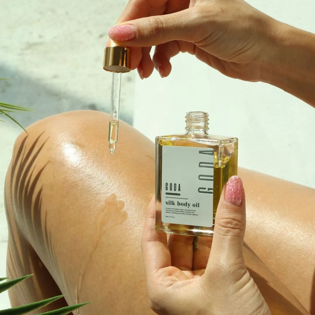 SilkGlow™ Body Oil by GODA – Deep Hydration & Lasting Fragrance