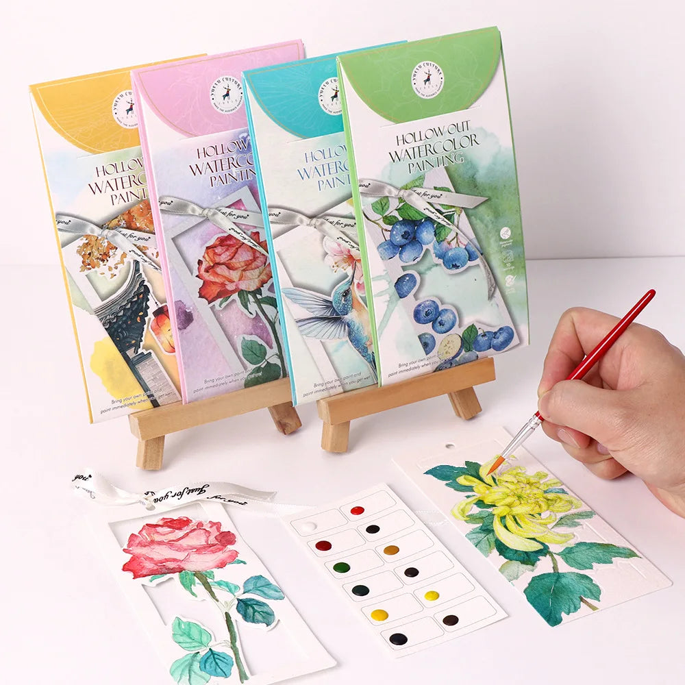 PaintMark™ DIY Watercolor Bookmark Set