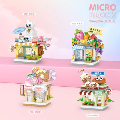 CityBites™ Food Shop Building Block Set