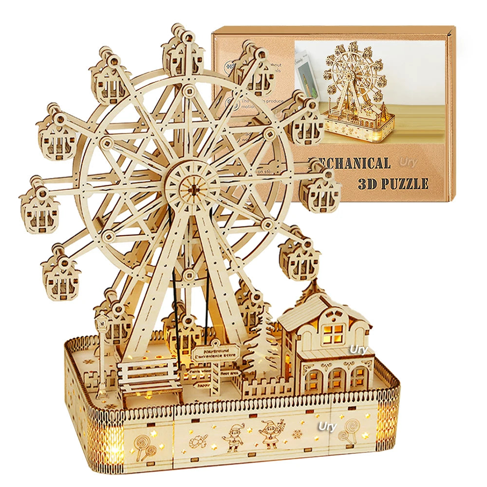 LumiWheel™ LED Ferris Wheel Puzzle Kit