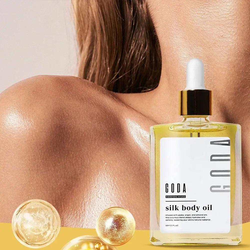 SilkGlow™ Body Oil by GODA – Deep Hydration & Lasting Fragrance