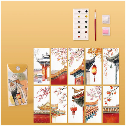 PaintMark™ DIY Watercolor Bookmark Set