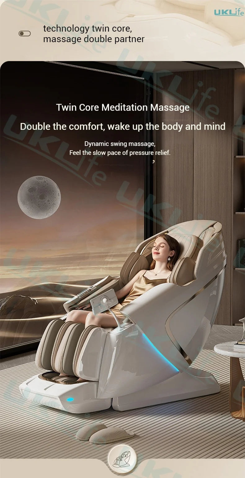 RevivaLux™ 4D Zero Gravity Massage Chair