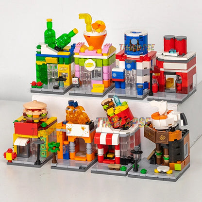 CityBites™ Food Shop Building Block Set