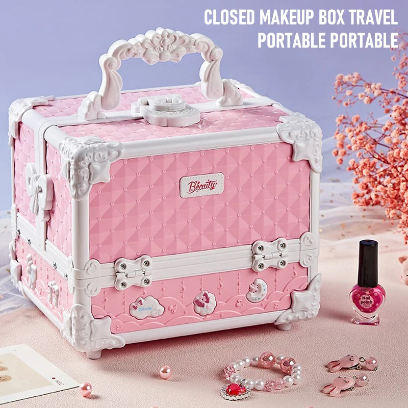 PrincessGlam™ Deluxe Makeup Box for Kids