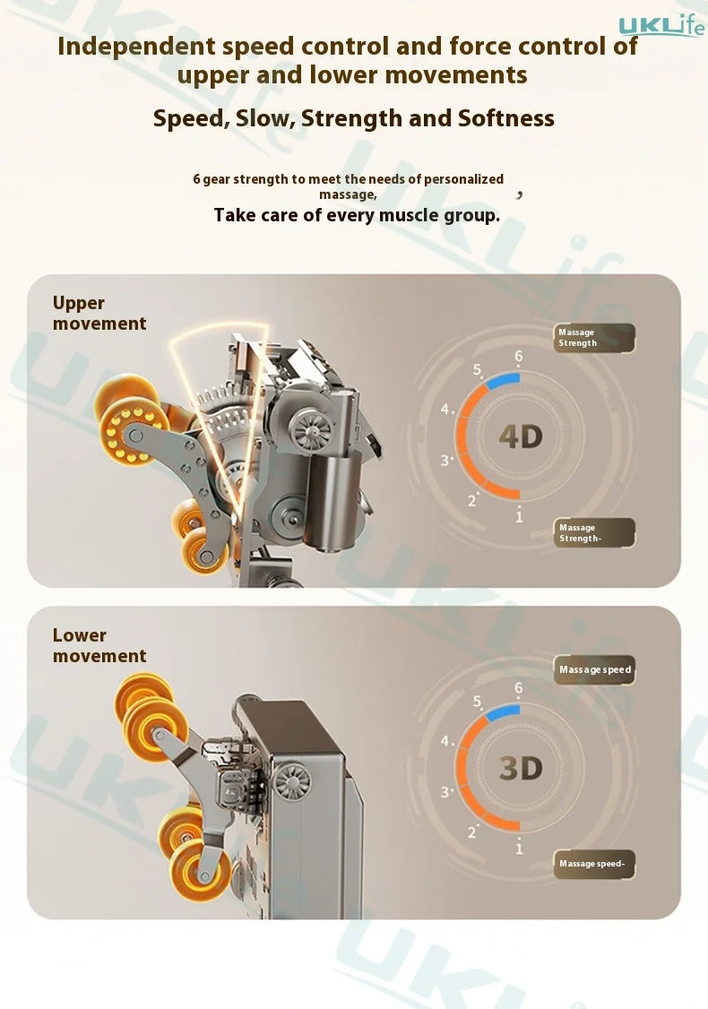 RevivaLux™ 4D Zero Gravity Massage Chair