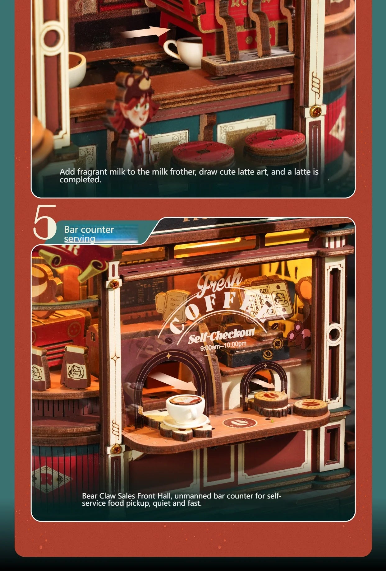 CozyBrew™ Coffee House Model Kit
