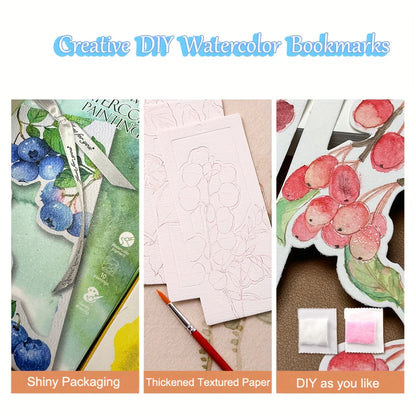 PaintMark™ DIY Watercolor Bookmark Set