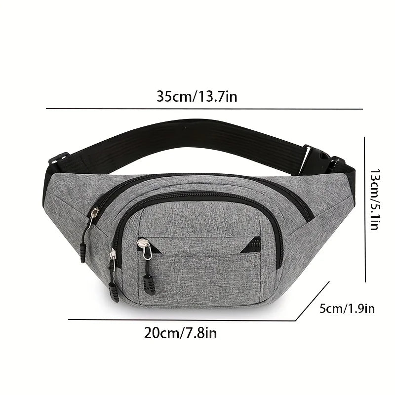 FlexCarry™ Multi-Pocket Crossbody Travel Bag
