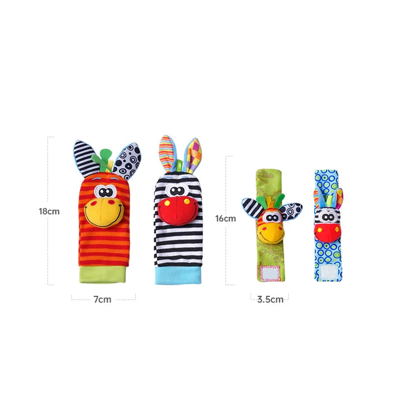 SnuggleSteps™ Baby Rattle Set
