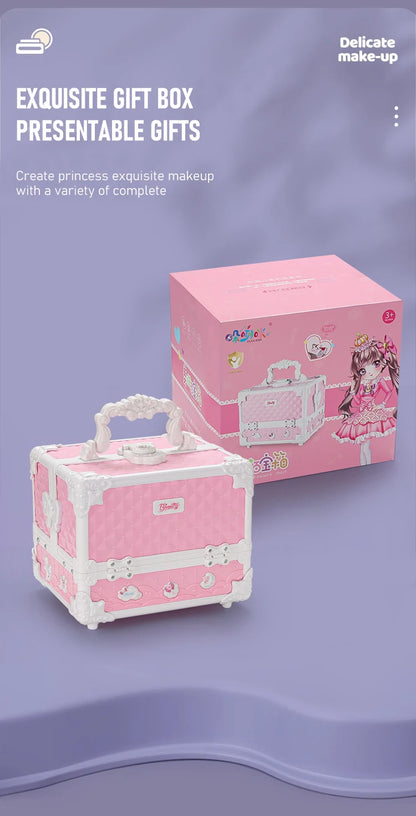 PrincessGlam™ Deluxe Makeup Box for Kids