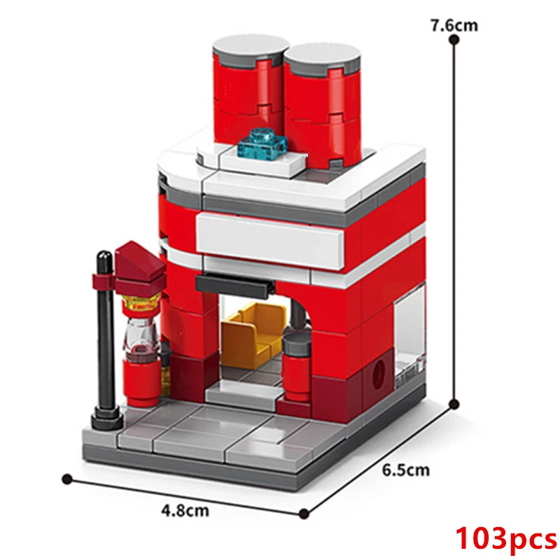CityBites™ Food Shop Building Block Set