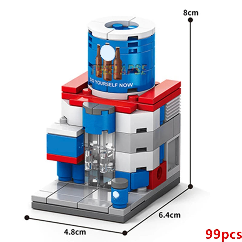 CityBites™ Food Shop Building Block Set