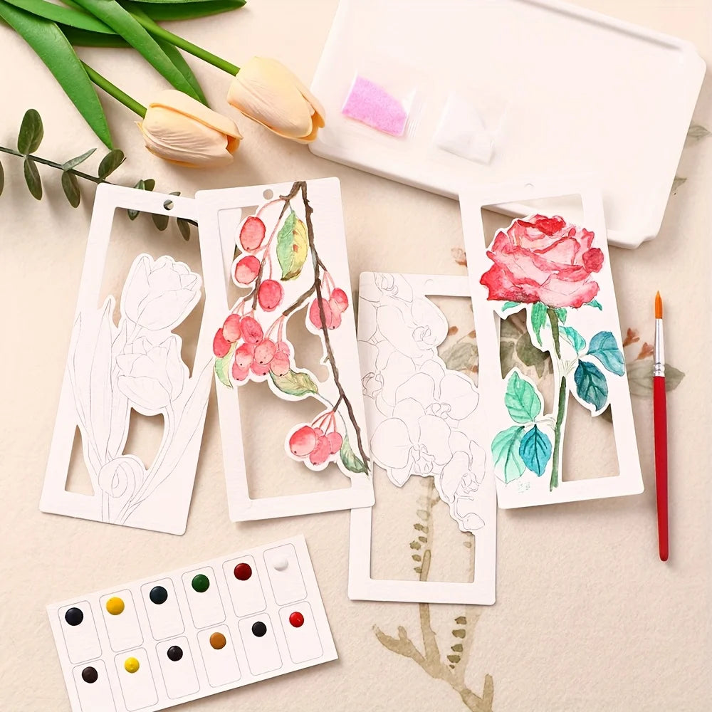PaintMark™ DIY Watercolor Bookmark Set