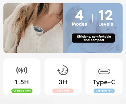 Pure Amor™ Wearable Hands-Free Breast Pump