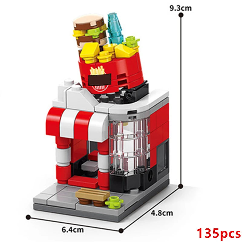 CityBites™ Food Shop Building Block Set