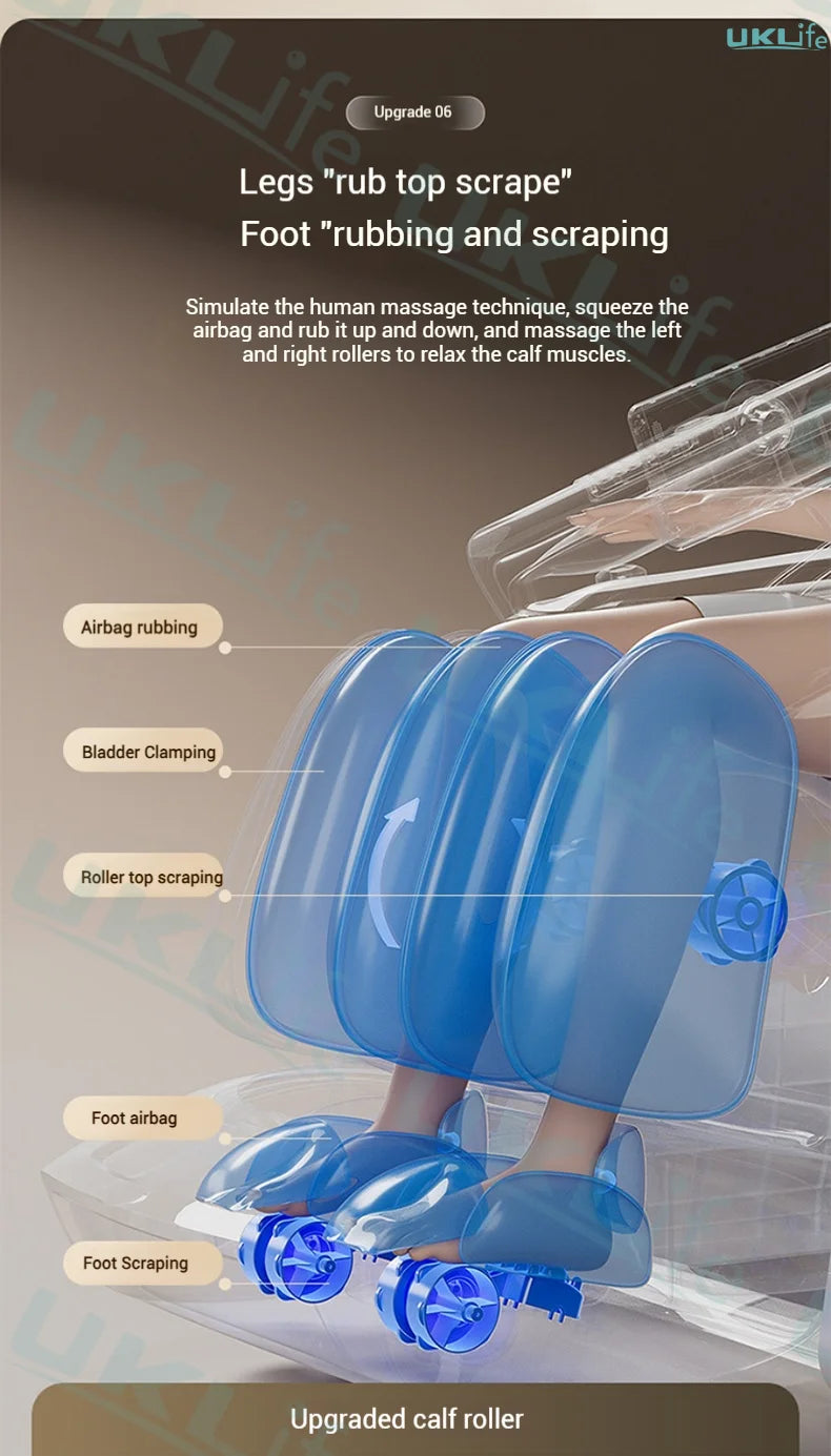 RevivaLux™ 4D Zero Gravity Massage Chair