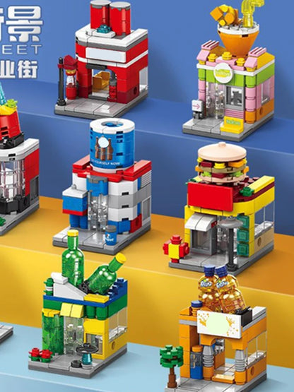 CityBites™ Food Shop Building Block Set