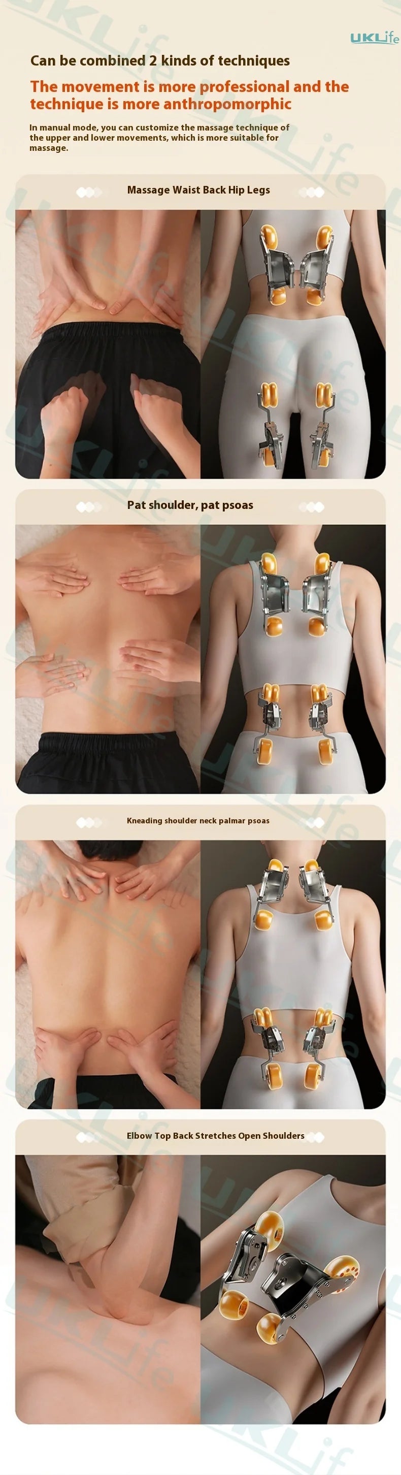 RevivaLux™ 4D Zero Gravity Massage Chair