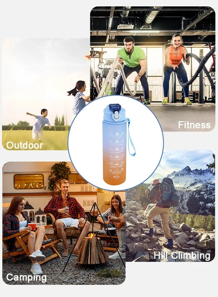 HydraTrack™ Motivational Water Bottle