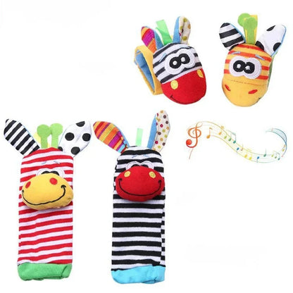 TinySteps™ Baby Wrist & Foot Rattle Set