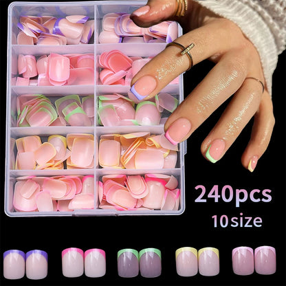 GlamPress™ French Tip Nail Set