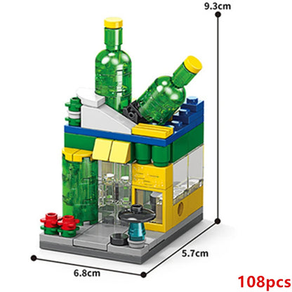 CityBites™ Food Shop Building Block Set