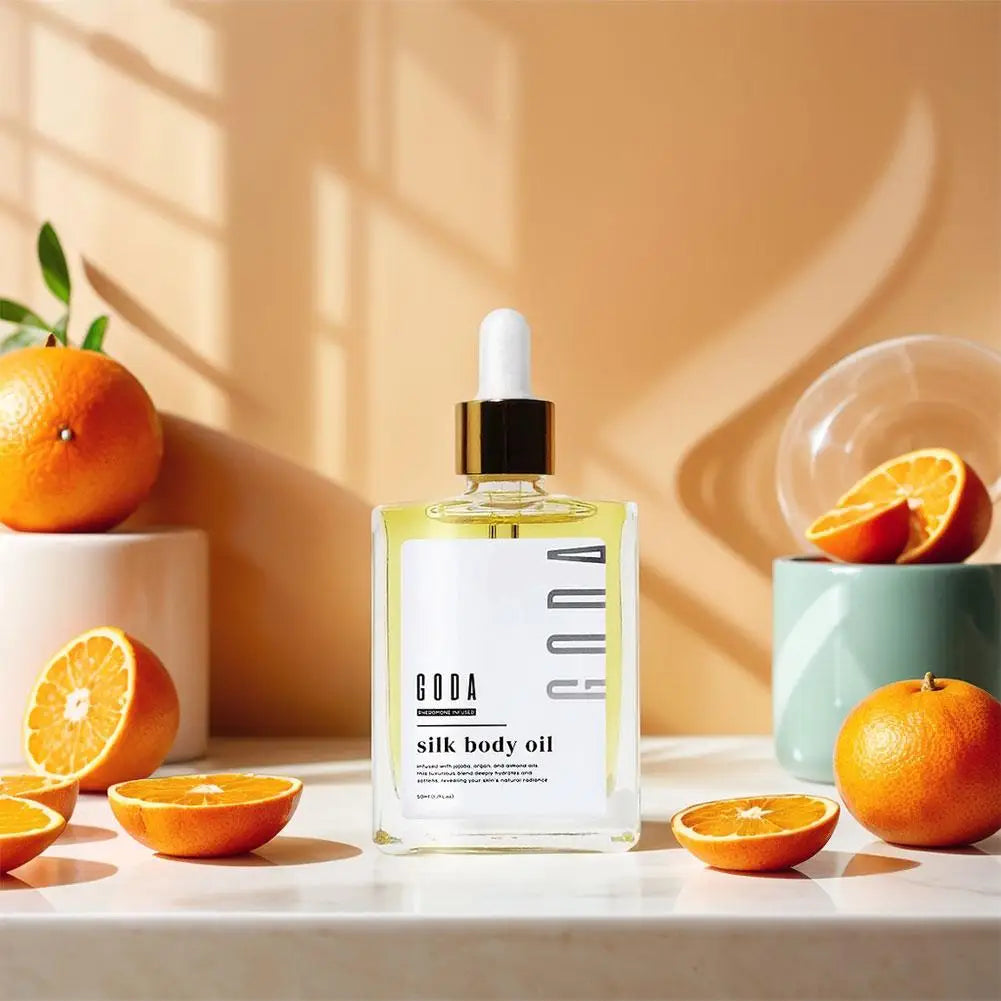 SilkGlow™ Body Oil by GODA – Deep Hydration & Lasting Fragrance