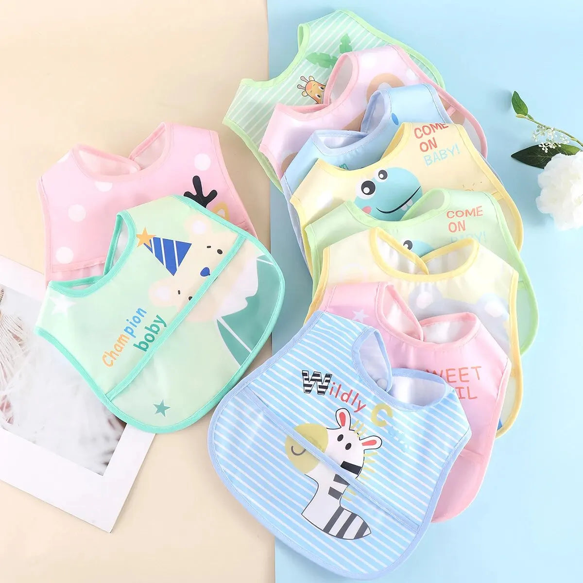 TinyGuard™ Waterproof Baby Bib Set