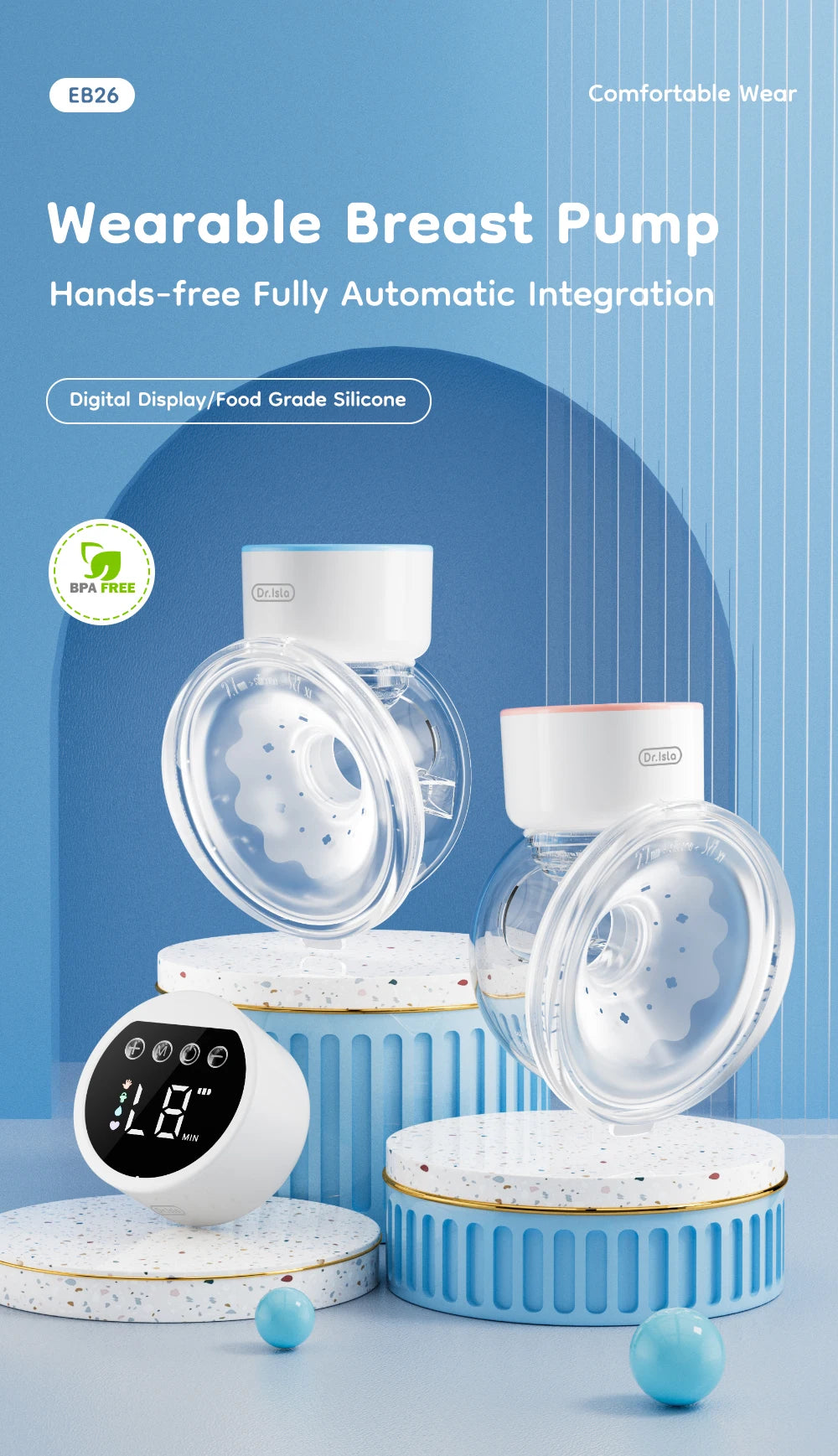 Pure Amor™ Wearable Hands-Free Breast Pump