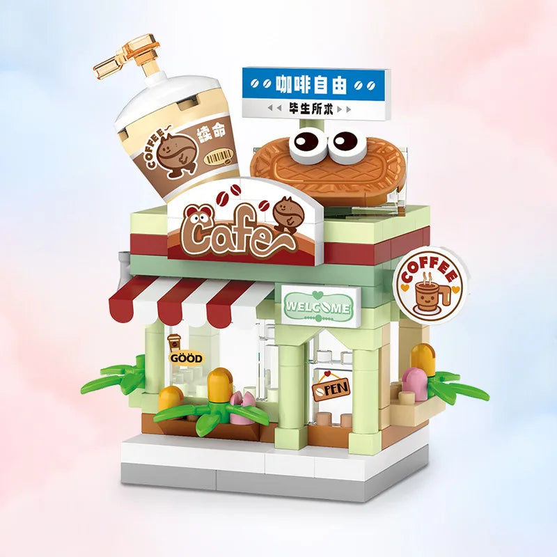 CityBites™ Food Shop Building Block Set