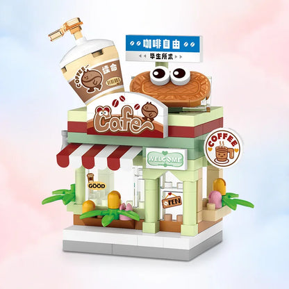 CityBites™ Food Shop Building Block Set