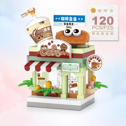 CityBites™ Food Shop Building Block Set