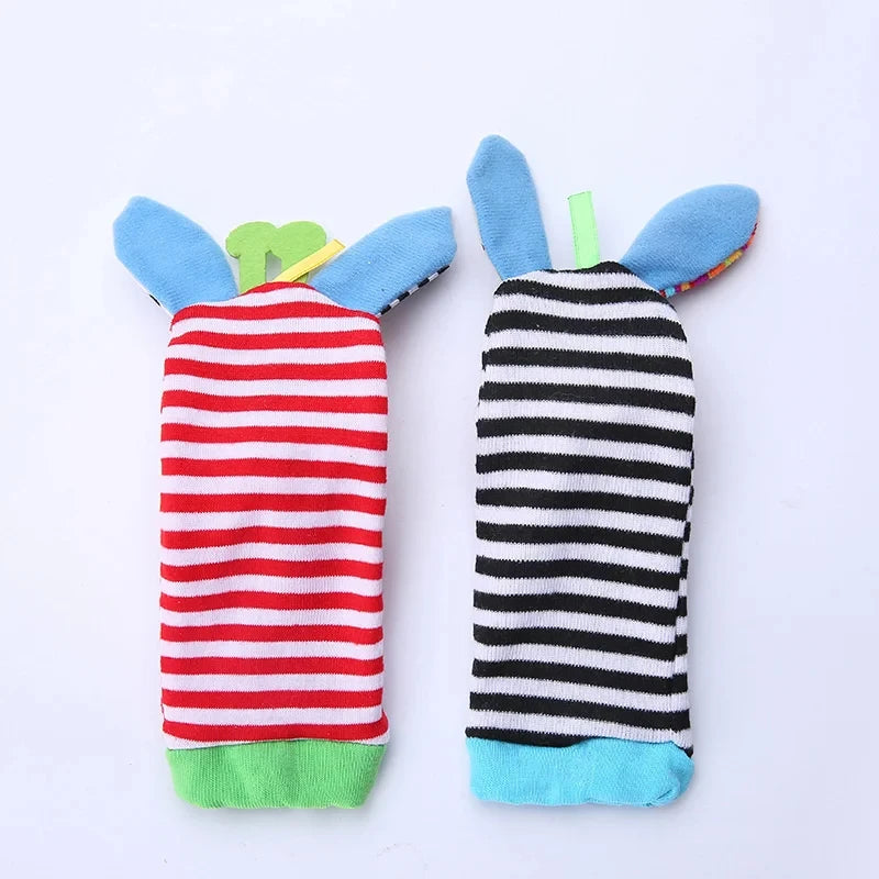TinySteps™ Baby Wrist & Foot Rattle Set