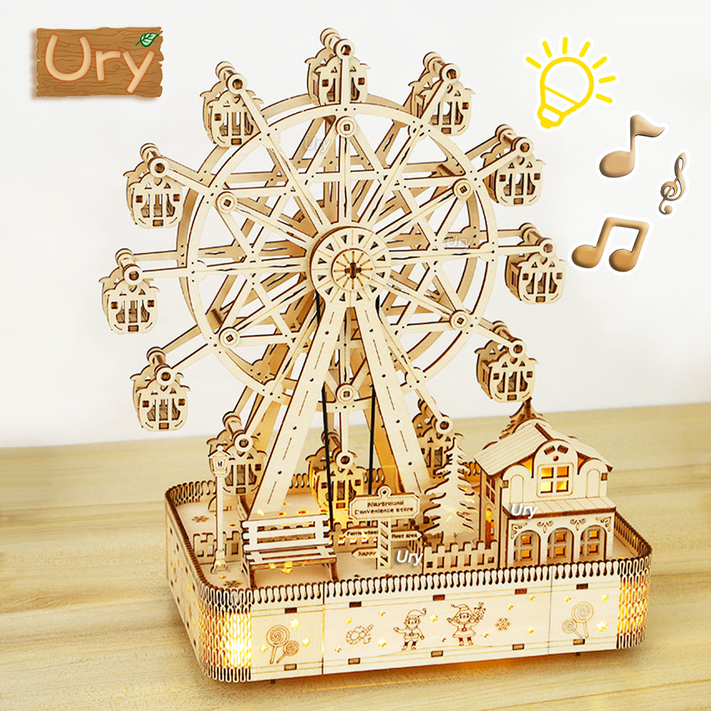 LumiWheel™ LED Ferris Wheel Puzzle Kit