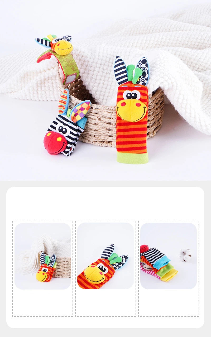 SnuggleSteps™ Baby Rattle Set