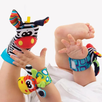 TinySteps™ Baby Wrist & Foot Rattle Set