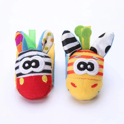 TinySteps™ Baby Wrist & Foot Rattle Set