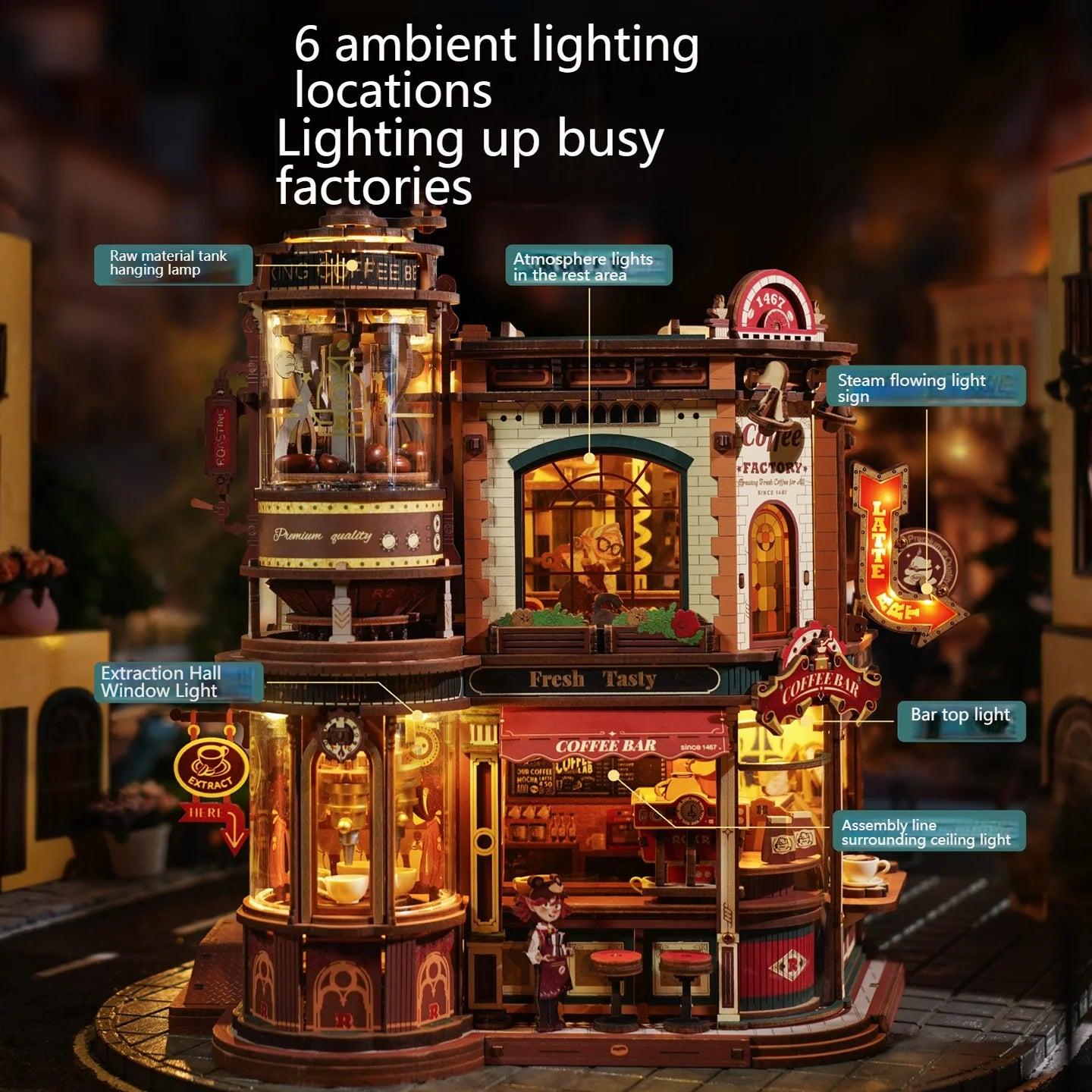 CozyBrew™ Coffee House Model Kit