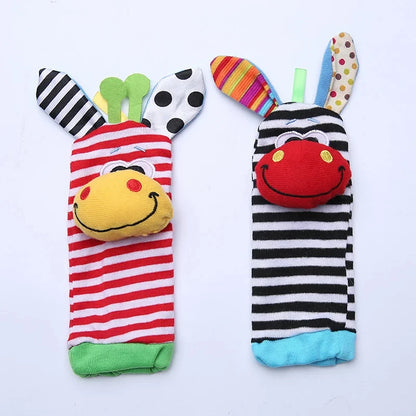 TinySteps™ Baby Wrist & Foot Rattle Set