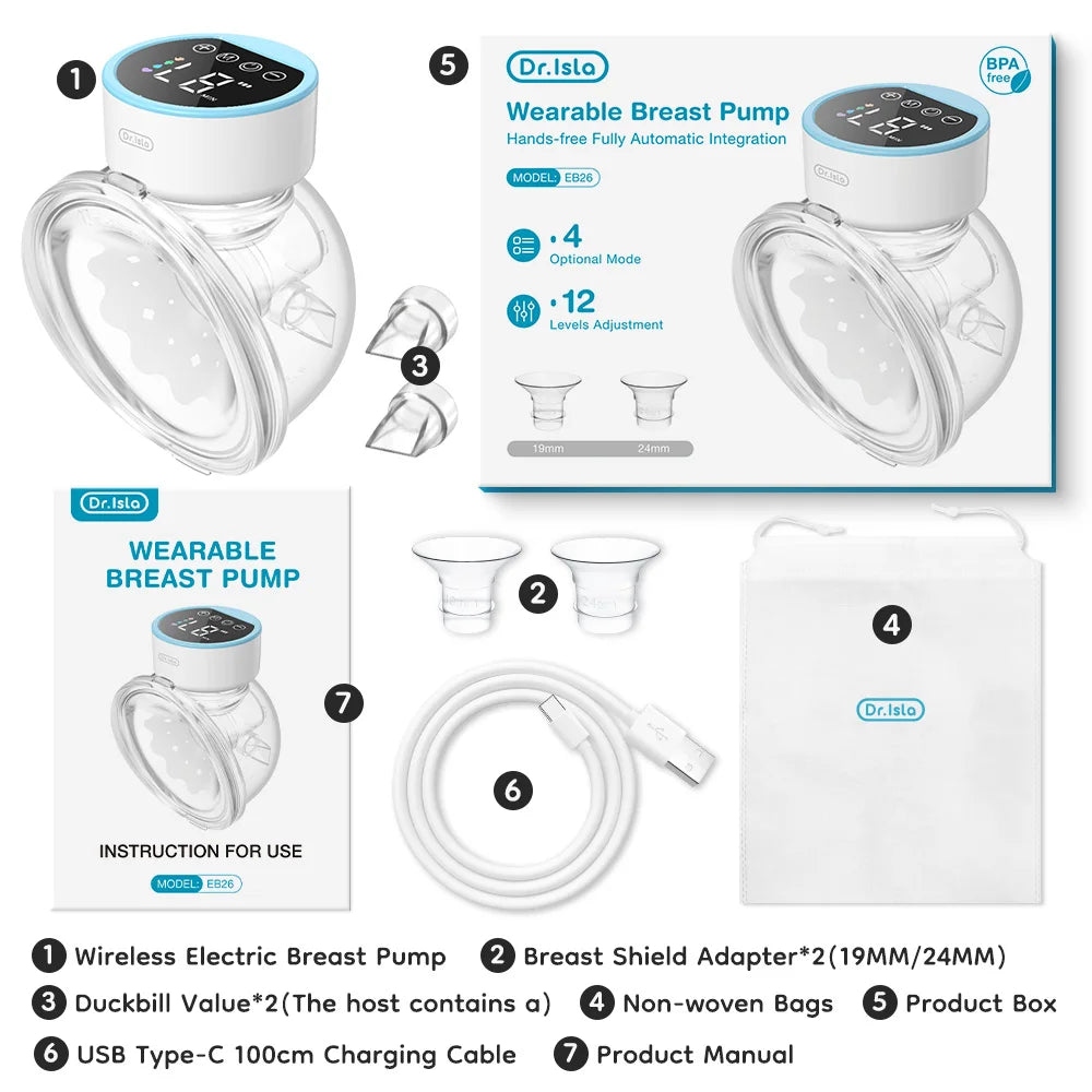 Pure Amor™ Wearable Hands-Free Breast Pump