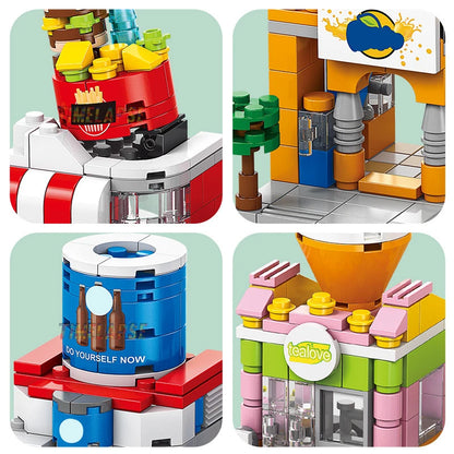 CityBites™ Food Shop Building Block Set