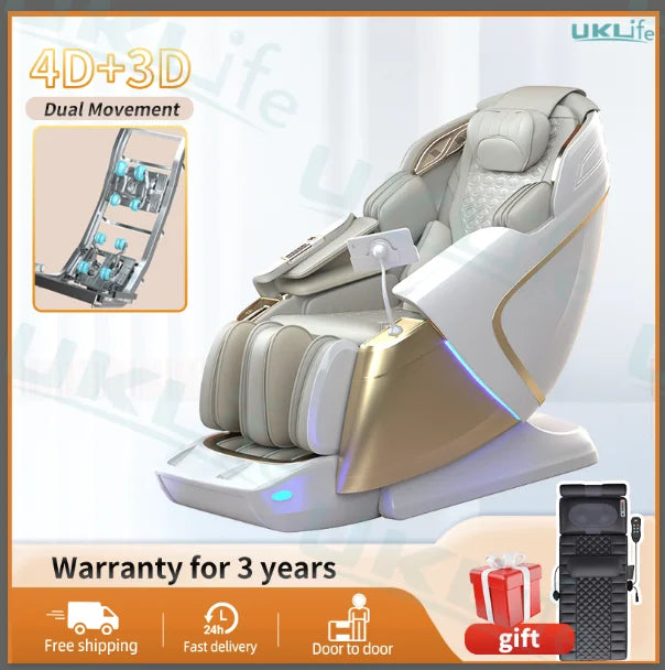 RevivaLux™ 4D Zero Gravity Massage Chair