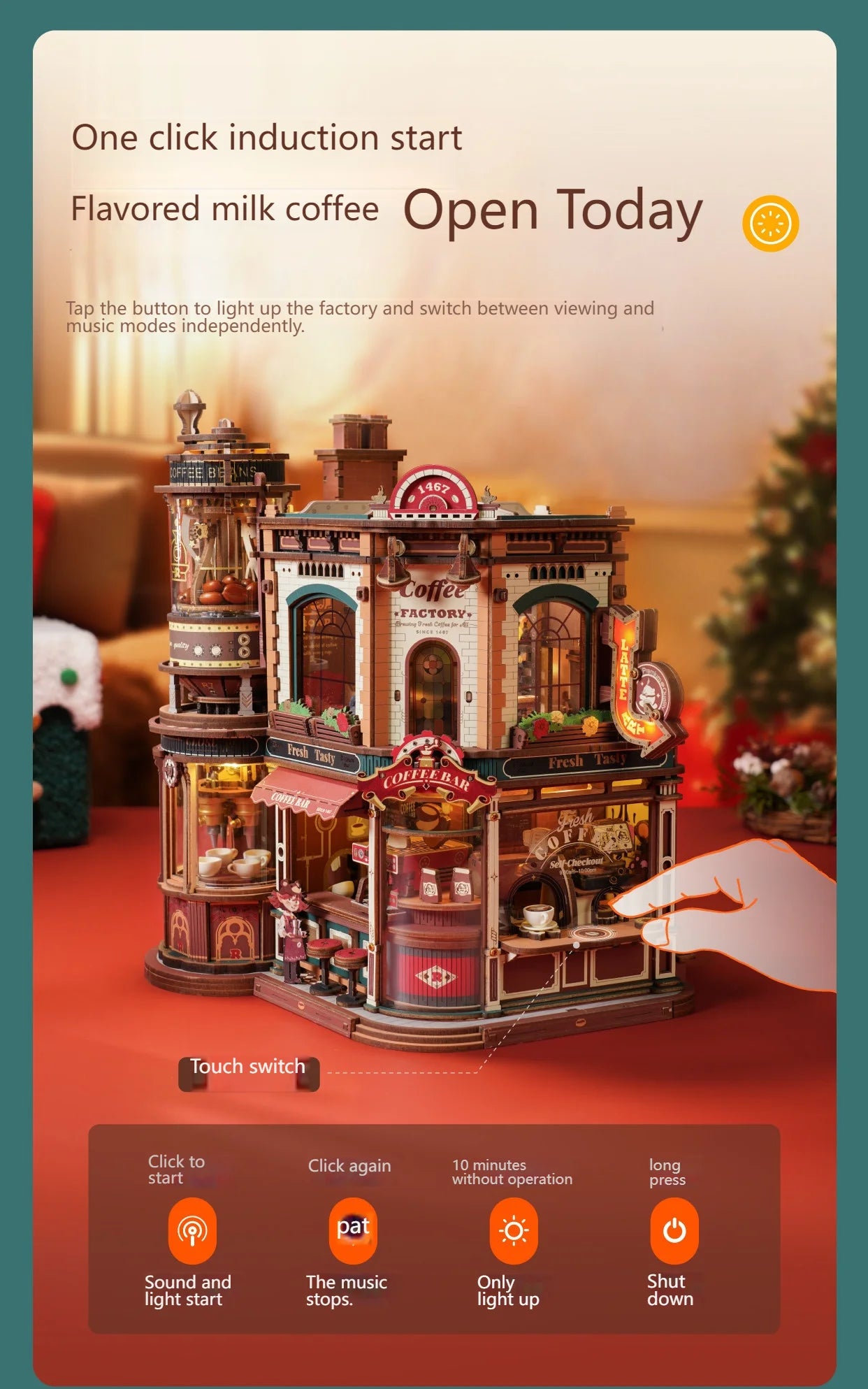 CozyBrew™ Coffee House Model Kit