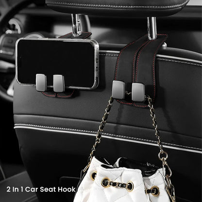 CarMate Hook™ – 2-in-1 Car Headrest Organizer