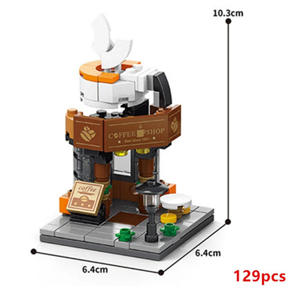 CityBites™ Food Shop Building Block Set