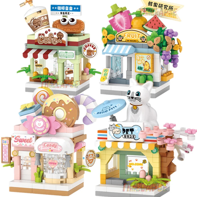 CityBites™ Food Shop Building Block Set